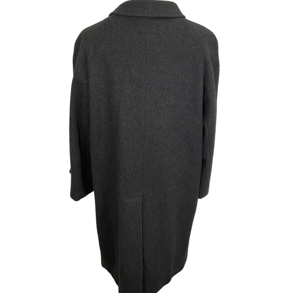Lakeland Overcoat Mens 42 Charcoal Gray Full Length Heritage‎ Executive Formal